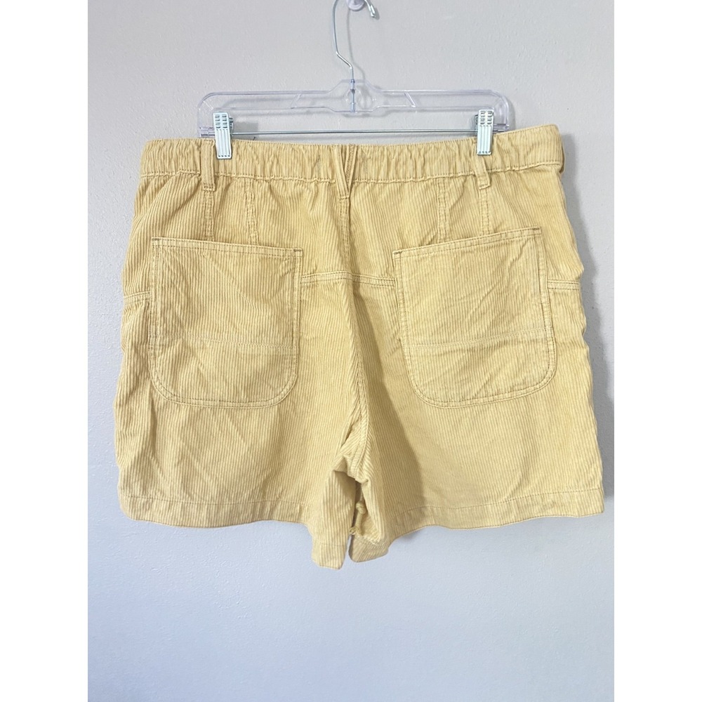 Free People We the Free Second Chances Corduroy Drawstring Yellow Shorts Sz XL - Picture 7 of 10